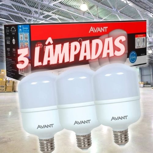 Kit L Mpada Bulbo Hp Led Unidades W Luz Branca K Soquete