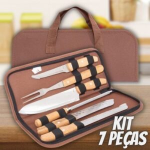 Kit Churrasco Grand Chef (7 Peças) FIX-UD 3601