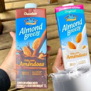 Alimento com Amêndoas Original Zero Açúcar Almond Breeze 1L