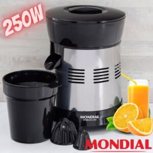 Extrator de Sucos MONDIAL, Turbo 250W Black Premium, Bivolt - E-10