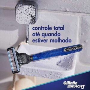 Aparelho de Barbear Gillette Mach3 Acqua-Grip