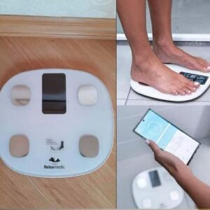 Balança Digital C/Bioimpedância Cardio App Relaxmedic