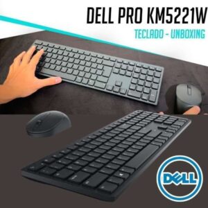 [ENCERRADA] Teclado e mouse sem fio Dell Pro — KM5221W