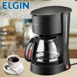 Cafeteira elétrica 15 xícaras preta caf100 - Elgin