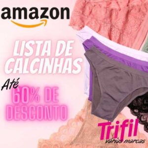 Calcinhas de Várias Marcas com até 60% OFF