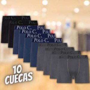 Kit Com 10 Cuecas Boxer Microfibra Advance - Polo Cycle