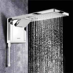 Chuveiro Acqua Duo 220V 7800W, Lorenzetti, 7510101, Branco/Cromado, Pequeno