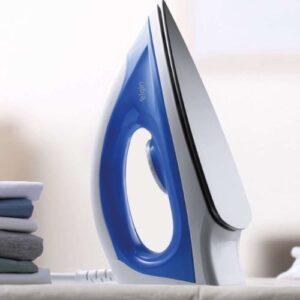 Ferro de Passar a seco Iron Force 1100W branco com azul - Elgin 127v