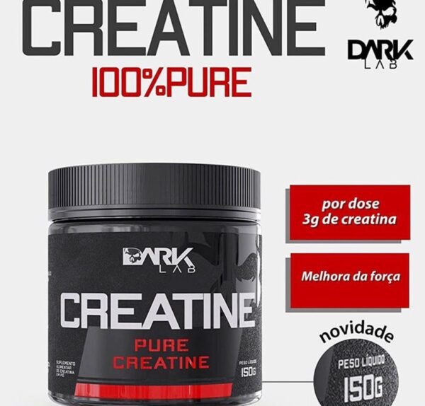 Creatina 100% Pura Monoidratada 150g Dark Lab (1 Pote de 150g)