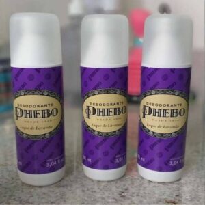 Desodorante Spray Toque de Lavanda, PHEBO, Lilás, 90ml