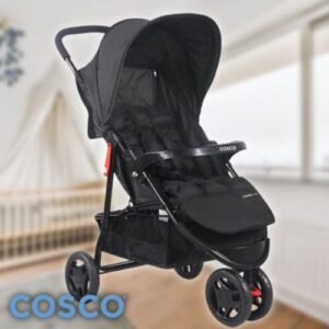 Carrinho de Bebê, Toffy, Cosco, Preto Absoluto