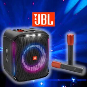 Caixa de Som Bluetooth JBL PartyBox Encore Mic 100W - JBLPBENCORE2MICBR
