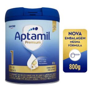 Aptamil Premium 1, Danone Nutricia, 0-6 meses, Fórmula para Bebês e Fórmula Infantil, 800g