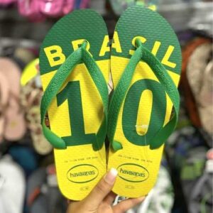 Chinelo Havaianas Brasil 10 Copa do Mundo Unissex
