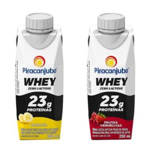 Whey Zero Lactose Sabor Frutas Vermelhas Piracanjuba 250ml