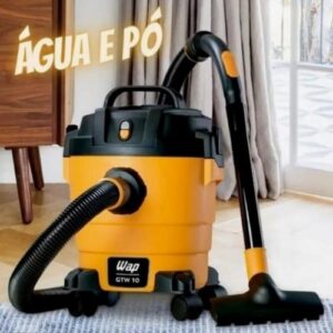 Aspirador de Pó e Água WAP GTW 10 1400W 140mbar Compacto e Robusto com Soprador