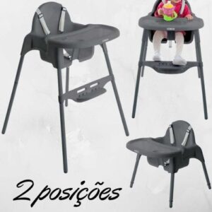 Cadeira de Refeição Cook Cosco - Cinza