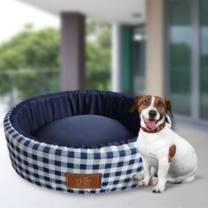 Cama Fábrica Pet para Cães, Pequeno, Azul