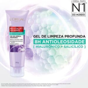 [ENCERRADA] Gel de Limpeza Antioleosidade L'Oréal Paris Revitalift Hialurônico, 80g
