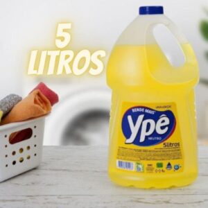 Detergente Neutro 5l, Ypê, Amarelo