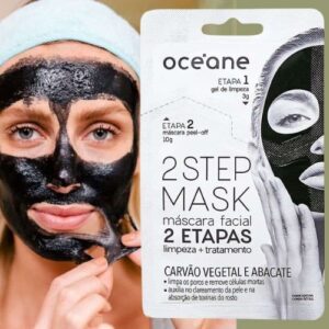 [ENCERRADA]Máscara Facial 2 Etapas de Carvão Vegetal e Abacate - Dual Step Mask 13g