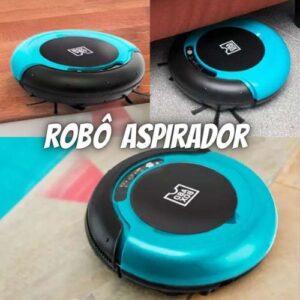 Aspirador Robô Varre, Aspira e Passa Pano ObaDuster Obabox - OB010