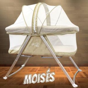 Berço Moisés Portátil Com Balanço Comfy 9kgs Bege - MaxiBaby