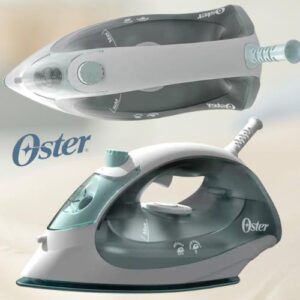Ferro de Passar a Vapor Oster, Base Antiaderente, Verde, 1200W, GCSTBS5002
