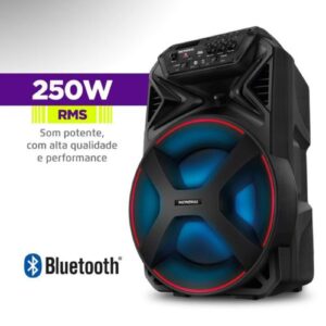 Caixa Amplificada Connect Partyplus, Mondial, Bivolt, 250W RMS, Preto - CM-250