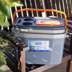 Caixa Térmica Isotérmico Suv 20l Cinza/laranja