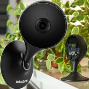 Câmera Inteligente Interna Compatível com Alexa Wi-fi Full HD iM3 C Preto Intelbras