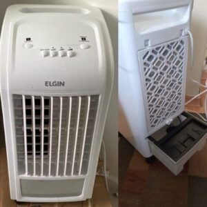 [ENCERRADA] Climatizador de Ar Portátil Smart 3 em 1 Elgin Branco 3,5 Litros  - Climatiza, ventila e ioniza o ar
