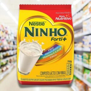 Composto Lácteo, Nestlé, Ninho Forti+, Pacote, 750g