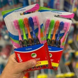 Escova de Dente para família Colgate Colors 5 unid