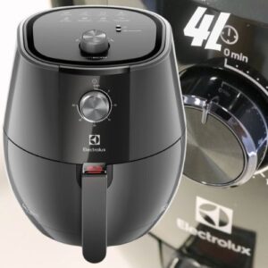 Fritadeira Elétrica sem oleo Electrolux Airfryer 4L - cesto removivel 1400W EAF30 grafite
