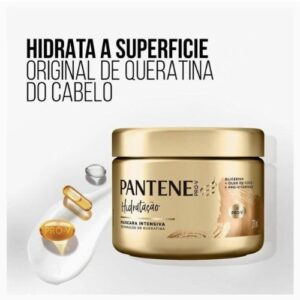[ENCERRADA]Pantene - Máscara Capilar Intensiva Hidratação, com Óleo Capilar de Coco, Tratamento Capilar Reparador, 270 ml