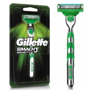 Aparelho de Barbear Gillette Mach3 Sensitive + 1 Carga