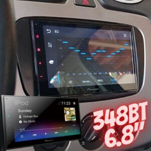Central Multimídia Pioneer Dmh-a348bt 6.8" Touch Screen Usb/bt