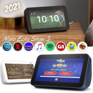 Echo Show 5 (2ª Geração): Tela Inteligente de 5" com Alexa e câmera de 2 MP - Cor Preta