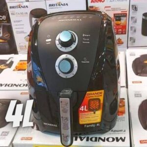Fritadeira Sem Óleo Air Fryer 4L, Mondial, Preto/Prata, 1500W, 110V - AFN-40-BFS
