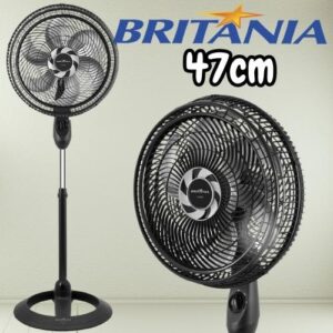 [ENCERRADA]Ventilador Britânia Coluna BCV450P, 127v, 47cm, 3 velocidades, Hélice 6 pás, Super silencioso
