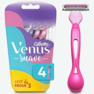 Aparelho de Depilar Gillette Venus Suave 4 Unidades