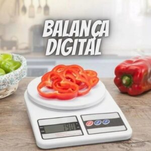 Balança Digital de Cozinha, SF-400, Até 10 kg, Escala 1 grama