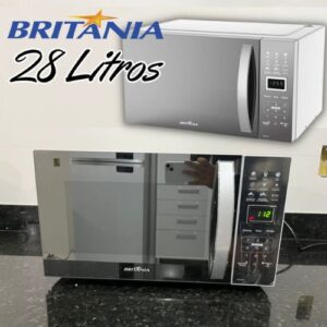 [ENCERRADA] Micro-ondas Britânia BMO29EB Multifunções 28 Litros 1400W (110)