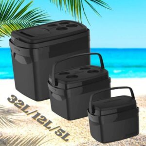 Combo Caixa Térmica Tropical 32L/12L/5L, Soprano, 0700, Preta, Grande