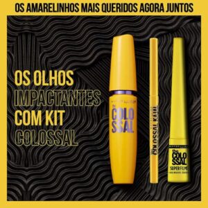 KIT COLOSSAL MAYBELLINE NY - Máscara + Delineador + Lápis