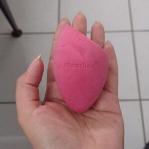 Esponja Ep10 Gota Chanfrada Para Maquiagem - Rosa, Macrilan