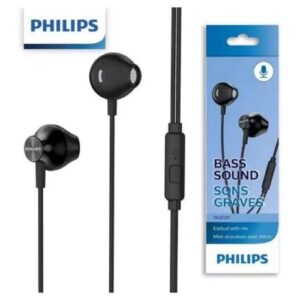 Fone de Ouvido Philips com Microfone - Preto