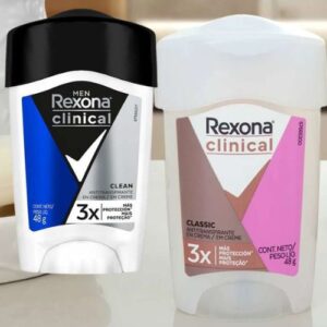Desodorante Antitranspirante Rexona Clinical Classic 48g (A embalagem pode variar)