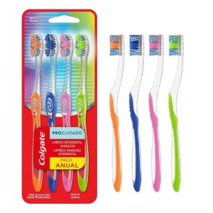 Escova Dental Colgate Pro Cuidado 4Unid
